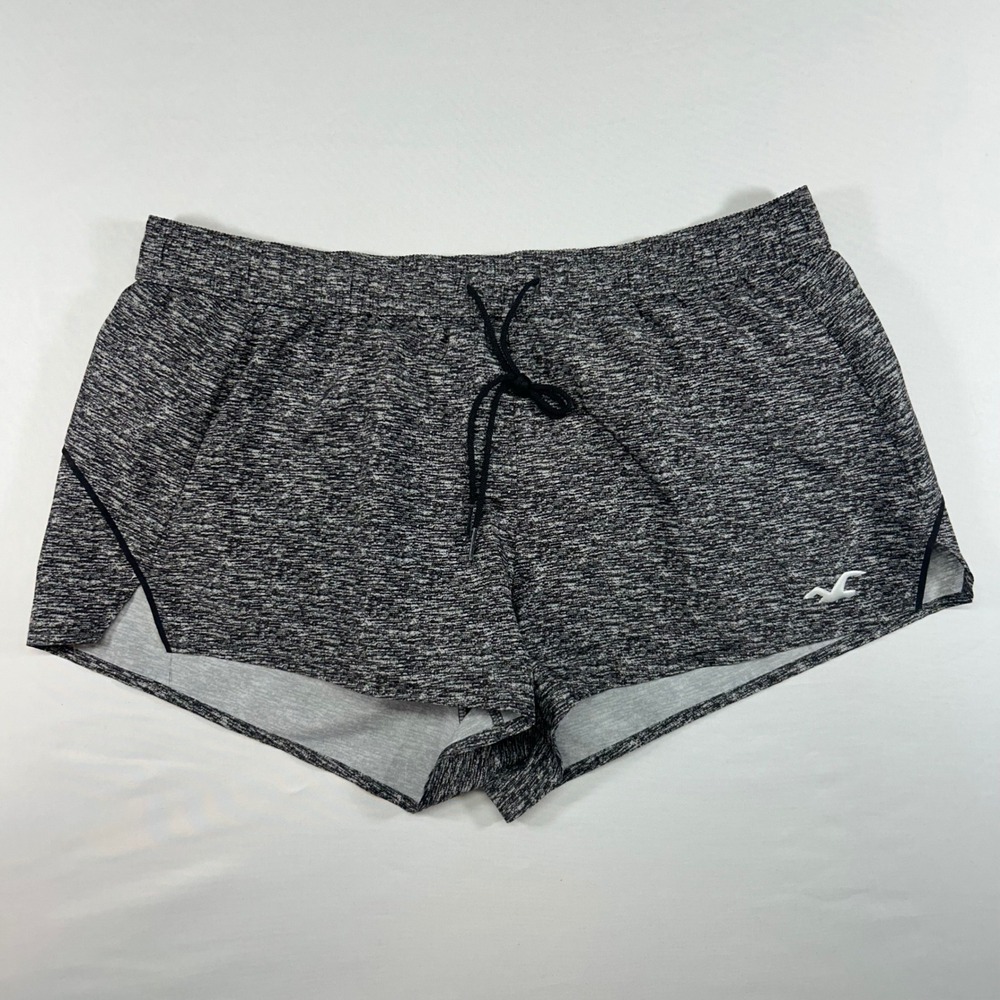 Hollister Gilly Hicks Womens Medium Gray Space Dye Active Running Shorts - Picture 1 of 8